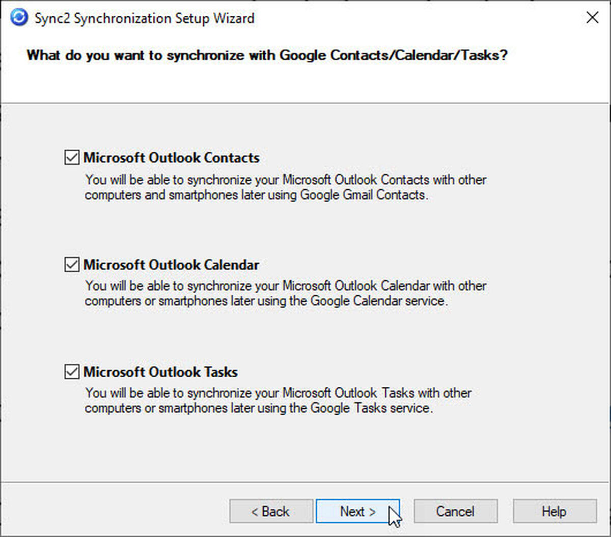 how to download sync2 for outlook 365