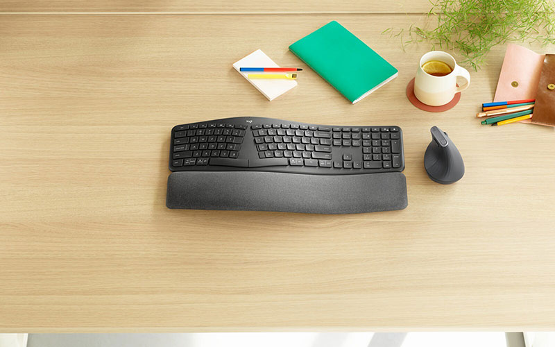 logitech keyboard ergonomic wireless